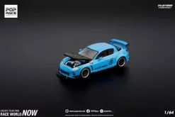 Pop Race Other Toys & Hobbies*Mazda RX-8 RE Amemiya Light Blue 1/64 Miniature Car JAPAN OFFICIAL