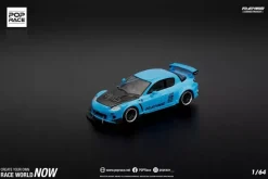 Pop Race Other Toys & Hobbies*Mazda RX-8 RE Amemiya Light Blue 1/64 Miniature Car JAPAN OFFICIAL