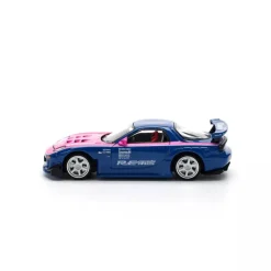 Pop Race Other Toys & Hobbies*MAZDA RX7 RE-Amemiya Blue Pink 1/64 Miniature Car JAPAN OFFICIAL