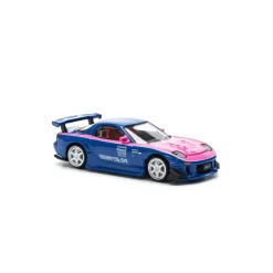 Pop Race Other Toys & Hobbies*MAZDA RX7 RE-Amemiya Blue Pink 1/64 Miniature Car JAPAN OFFICIAL