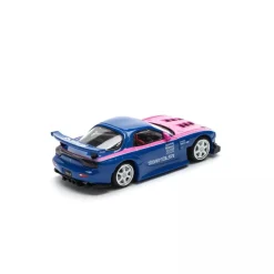 Pop Race Other Toys & Hobbies*MAZDA RX7 RE-Amemiya Blue Pink 1/64 Miniature Car JAPAN OFFICIAL