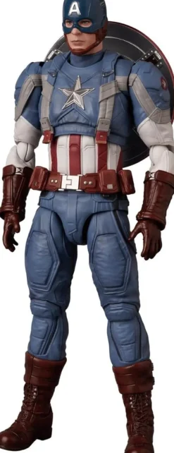 Medicom Toy Figure*MAFEX No.220 Captain America Classic Suit ver. Action Figure JAPAN
