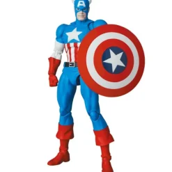 Medicom Toy Figure*MAFEX No.217 Captain America COMIC Ver. Action Figure JAPAN OFFICIAL