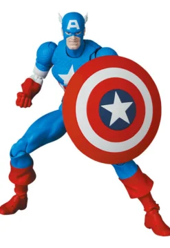 Medicom Toy Figure*MAFEX No.217 Captain America COMIC Ver. Action Figure JAPAN OFFICIAL