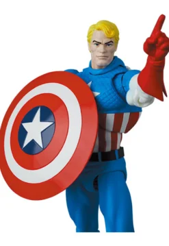 Medicom Toy Figure*MAFEX No.217 Captain America COMIC Ver. Action Figure JAPAN OFFICIAL