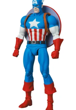 Medicom Toy Figure*MAFEX No.217 Captain America COMIC Ver. Action Figure JAPAN OFFICIAL