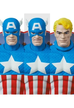 Medicom Toy Figure*MAFEX No.217 Captain America COMIC Ver. Action Figure JAPAN OFFICIAL