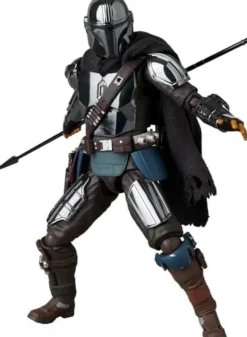 Medicom Toy Star Wars*MAFEX No.256 Star Wars The Mandalorian Chrome Ver. Action Figure