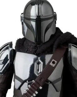 Medicom Toy Star Wars*MAFEX No.256 Star Wars The Mandalorian Chrome Ver. Action Figure