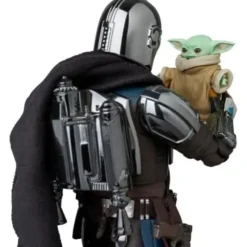 Medicom Toy Star Wars*MAFEX No.256 Star Wars The Mandalorian Chrome Ver. Action Figure