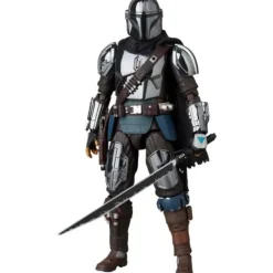 Medicom Toy MAFEX No.256 Star Wars The Mandalorian Chrome Ver. Action Figure