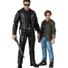 Medicom Toy MAFEX Terminator 2 T-800 T2 Ver. & John Connor Action Figure JAPAN