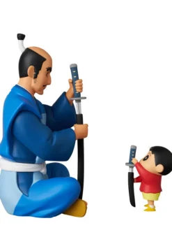 Medicom Toy Figure*UDF Crayon Shin-chan 5 Bushi no Kinchou Matabei and Shin-chan Figure