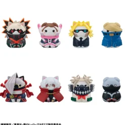 MegaHouse Figure|My Hero Academia*MEGA CAT PROJECT My Hero Academia HeroAca Nyanko NO.02 8Pack BOX Figure JAPAN