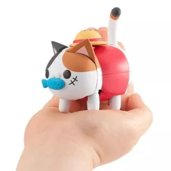 MegaHouse Figure*Mega Cat Project Walking Nyan Piece Nyan! Monkey D. Luffy Figure JAPAN OFFICIAL