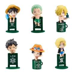 MegaHouse Ochatomo Series ONE PIECE Pirates on Vacation 8Pack BOX Figure JAPAN