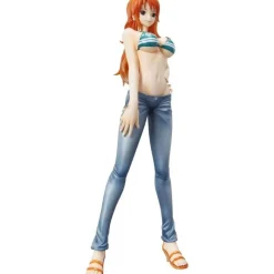 MegaHouse Portrait.Of.Pirates One Piece Sailing Again Nami Figure JAPAN OFFICIAL