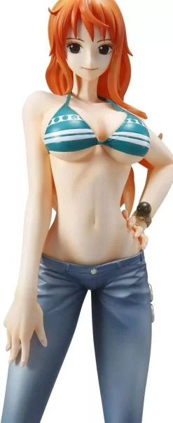 MegaHouse Portrait.Of.Pirates One Piece Sailing Again Nami Figure JAPAN OFFICIAL