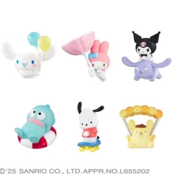 MegaHouse Sanrio Characters*Tobimasu Sanrio Characters 6Pack BOX Figure JAPAN OFFICIAL