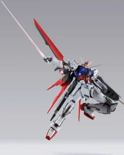 BANDAI Gundam*METAL BUILD Mobile Suit Gundam SEED Aile Strike Gundam Action Figure(Box Opened)