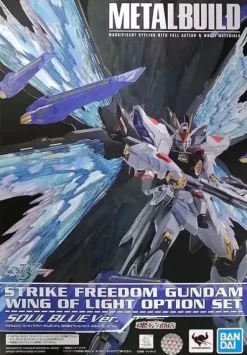 BANDAI Figure*METAL BUILD Strike Freedom Gundam Light Wings Option Set SOUL BLUE Ver