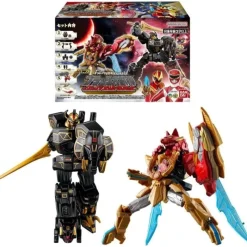 BANDAI Figure*Minipla No.1 Sentai Gozyuger 03 Black Daizyuzin & Wolf Decalibur 50 Model Kit