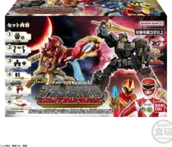 BANDAI Figure*Minipla No.1 Sentai Gozyuger 03 Black Daizyuzin & Wolf Decalibur 50 Model Kit