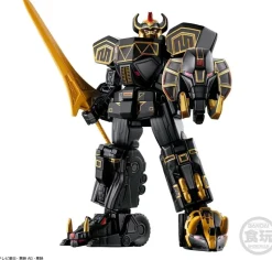 BANDAI Figure*Minipla No.1 Sentai Gozyuger 03 Black Daizyuzin & Wolf Decalibur 50 Model Kit