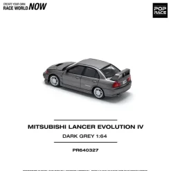 Pop Race Other Toys & Hobbies*Mitsubishi Lancer Evolution IV Dark Gray 1/64 Miniature Car JAPAN OFFICIAL