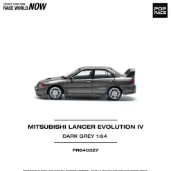 Pop Race Other Toys & Hobbies*Mitsubishi Lancer Evolution IV Dark Gray 1/64 Miniature Car JAPAN OFFICIAL