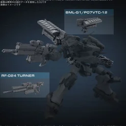 BANDAI 30MM Option Parts Set Armored Core VI Fires of Rubicon Weapon Set 05 Model Kit