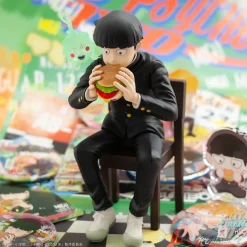 Bunbougu Cafe Figure*Mob Psycho 100 III x 2022 Figure Shigeo Kageyama & Dimple JAPAN