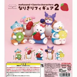 KitanClub Figure|Sanrio Characters*mofusand x Sanrio Characters Narikiri Figure 2 Complete Set Capsule Toy JAPAN