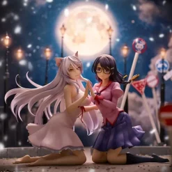 Union Creative Figure*Nekomonogatari Tsubasa Hanekawa Set of 2 Figure JAPAN OFFICIAL