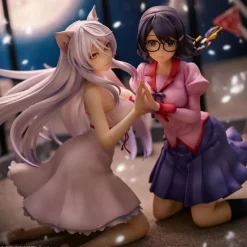 Union Creative Figure*Nekomonogatari Tsubasa Hanekawa Set of 2 Figure JAPAN OFFICIAL