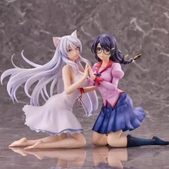 Union Creative Figure*Nekomonogatari Tsubasa Hanekawa Set of 2 Figure JAPAN OFFICIAL