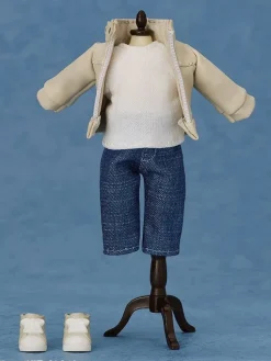 Good Smile Company Nendoroid Doll Outfit Set Leather Jacket Ivory JAPAN OFFICIAL