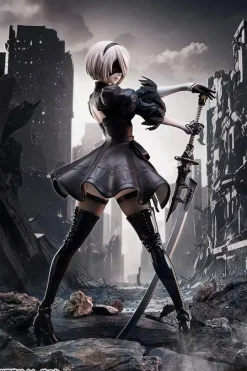 FREEing Figure*NieR:Automata Ver1.1a 2B YoRHa No.2 Type B 1/4 Figure JAPAN OFFICIAL