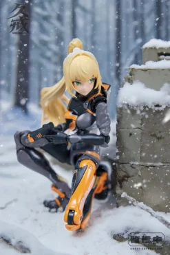 NINE REALMS Figure*Extreme Girl Series Shining Ling Shuang Alloy Action Figure JAPAN