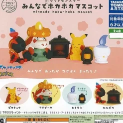 Takara Tomy A.R.T.S Palm Moment Pokemon Everyone's Warm Mascot Complete Set Figure Capsule Toy JAPAN