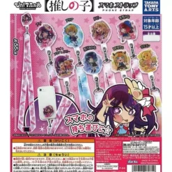 TAKARA TOMY ARTS Pita! Deforme Oshi no ko Smartphone strap Capsule Toy All 8 SET