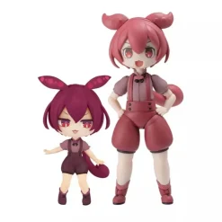 Plum Figure*PlaFire Zundamon Project Tohoku Zunko Ankomon with Mini Figure 1/12 Model Kit