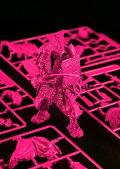 Max Factory Figure*PLAMAX Kamakura Period Armored Warrior Pink Color Edition 1/12 Model Kit JAPAN