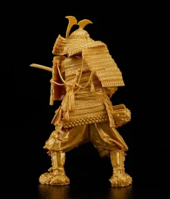 Max Factory Figure*PLAMAX Kamakura Period Armored Warrior Gold Color Edition 1/12 Model Kit JAPAN