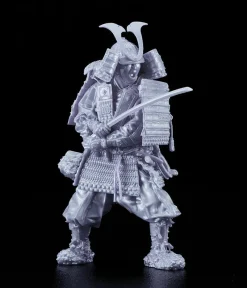 Max Factory PLAMAX Kamakura Period Armored Warrior Silver Color Edition 1/12 Model Kit JAPAN