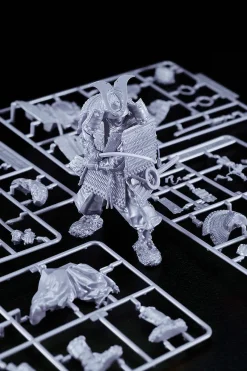 Max Factory PLAMAX Kamakura Period Armored Warrior Silver Color Edition 1/12 Model Kit JAPAN