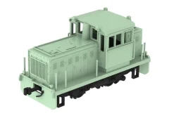 Plum Figure*Small Locomotive Convex Type Green 1/80 Model Kit JAPAN OFFICIAL