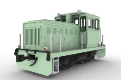 Plum Figure*Small Locomotive Convex Type Green 1/80 Model Kit JAPAN OFFICIAL