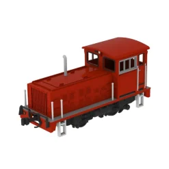 Plum Small Locomotive L Type Orange 1/80 Model Kit JAPAN OFFICIAL