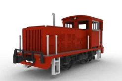 Plum Small Locomotive L Type Orange 1/80 Model Kit JAPAN OFFICIAL